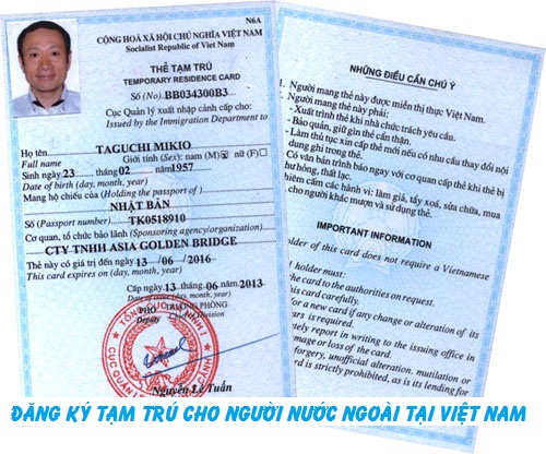 Thủ tục đăng ký tạm trú cho người nước ngoài ra sao?
